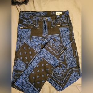 Bandana print pants